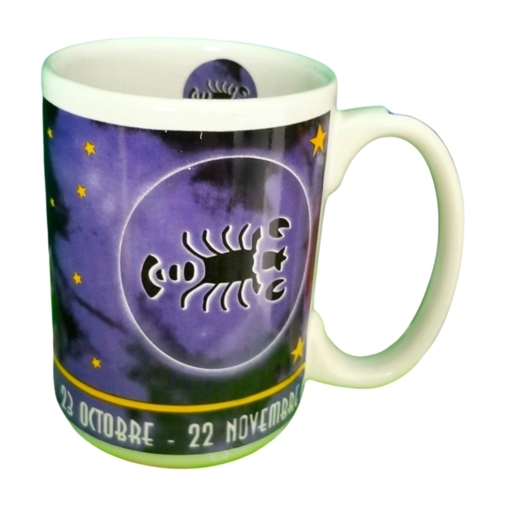 🦂 90s Scorpio astrological mug french